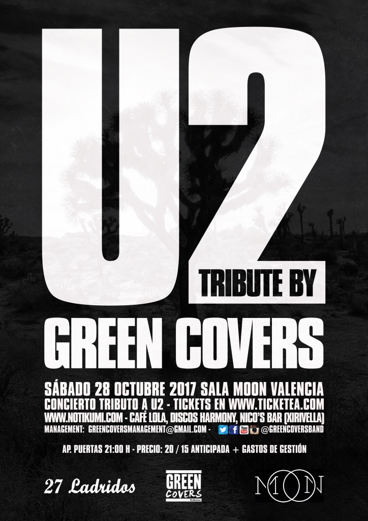 u2 tribute green covers valencia