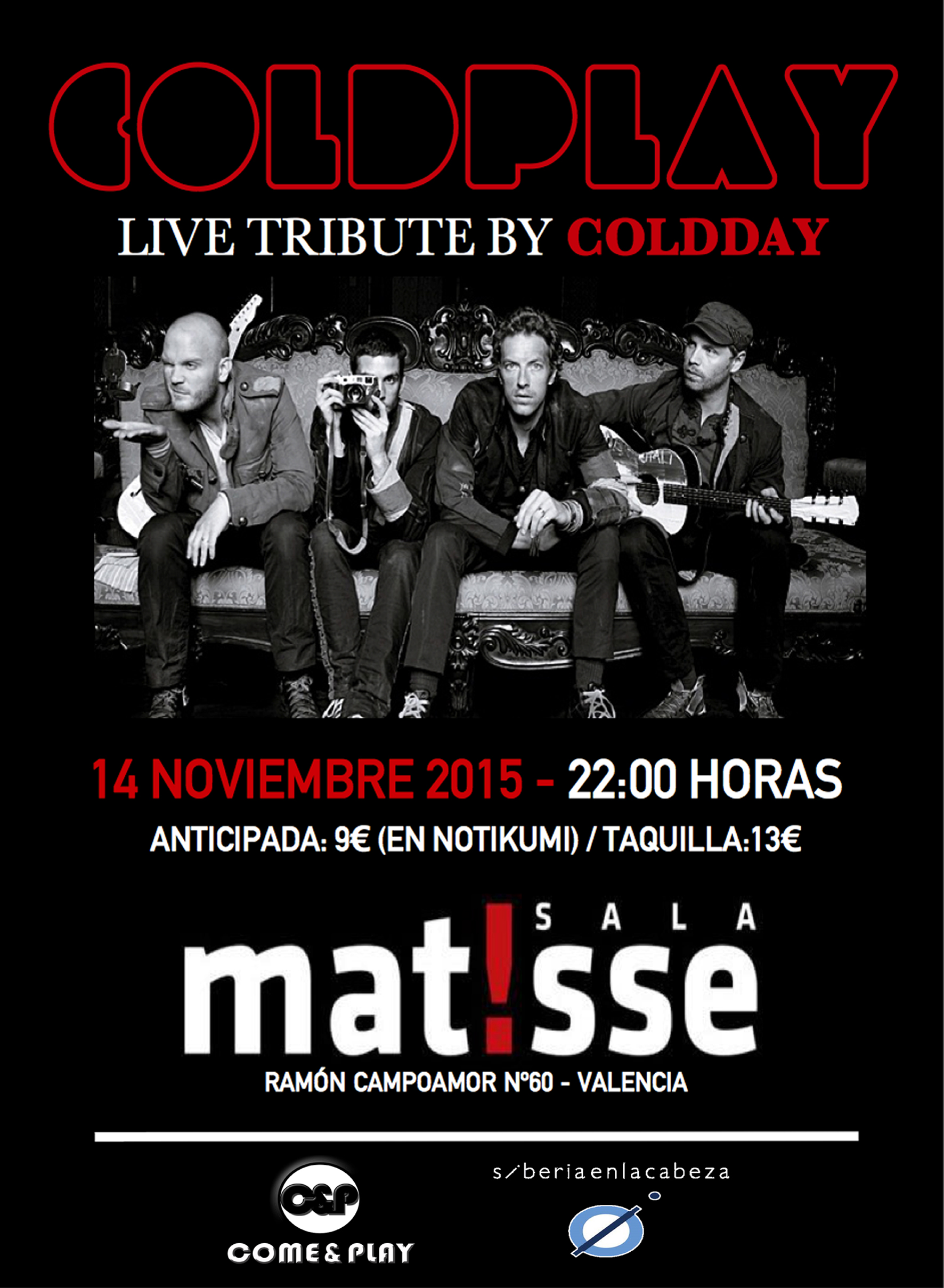 COLDDAY TRIBUTO A COLDPLAY